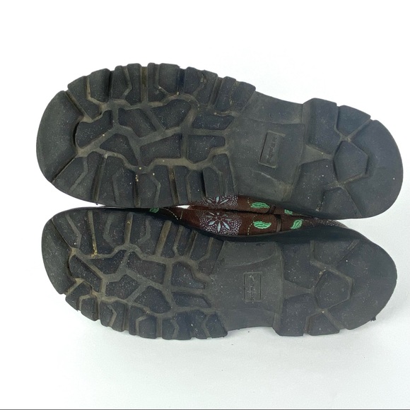 Roper Chunk Floral Embroidered Cowgirl Boot - 6 1/2 - Picture 11 of 12